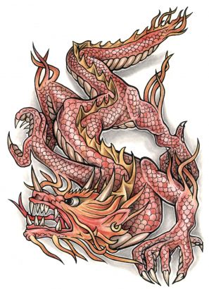 Japanese Dragon Tattoo